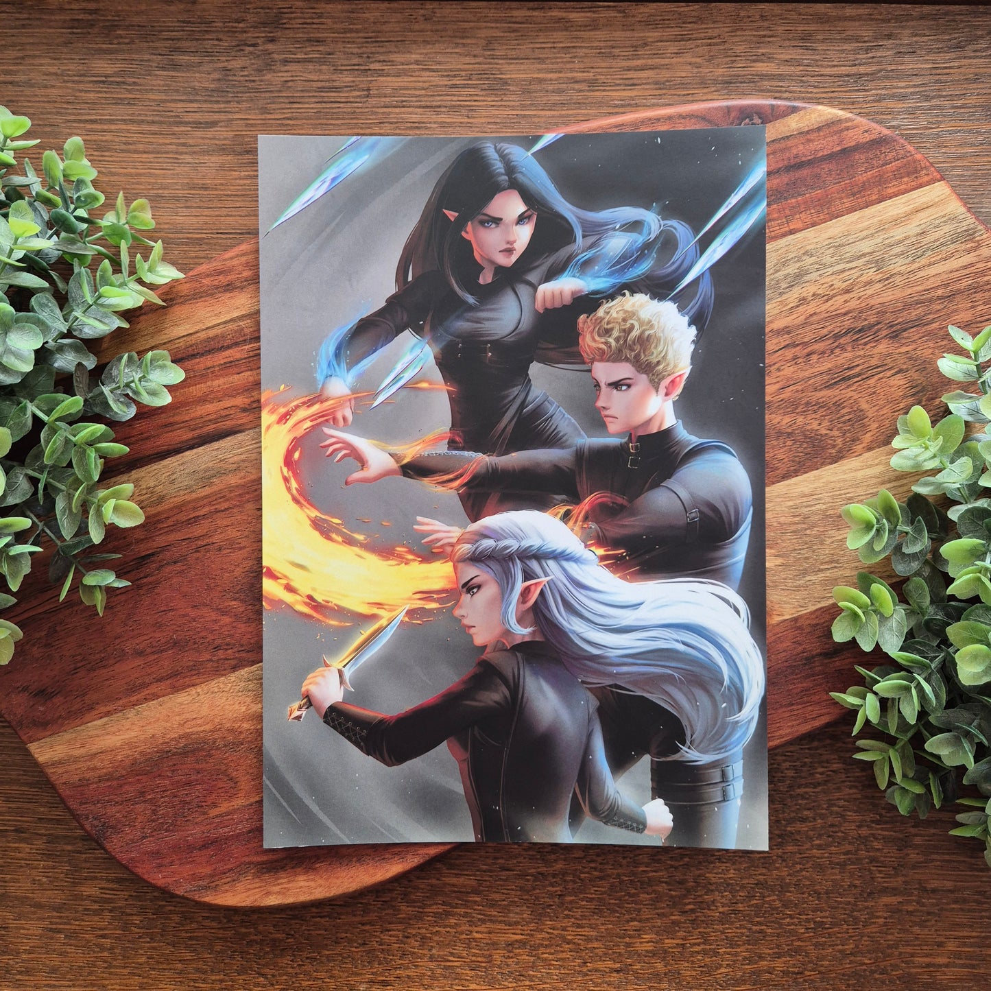 Art print: Flame and Thorns 20