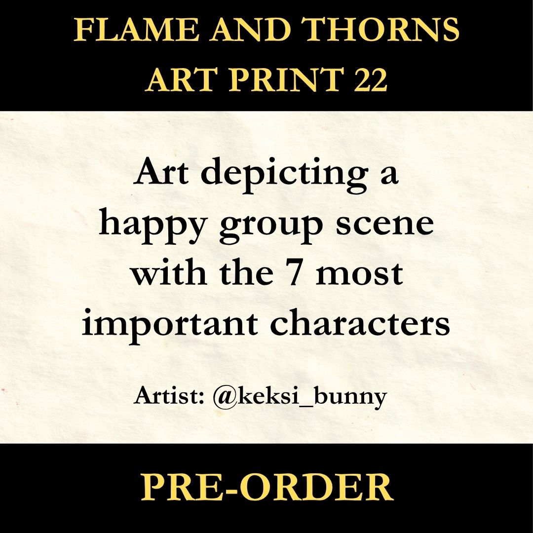 Art print: Flame and Thorns 22 [PRE-ORDER]
