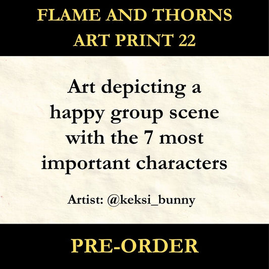 Art print: Flame and Thorns 22 [PRE-ORDER]